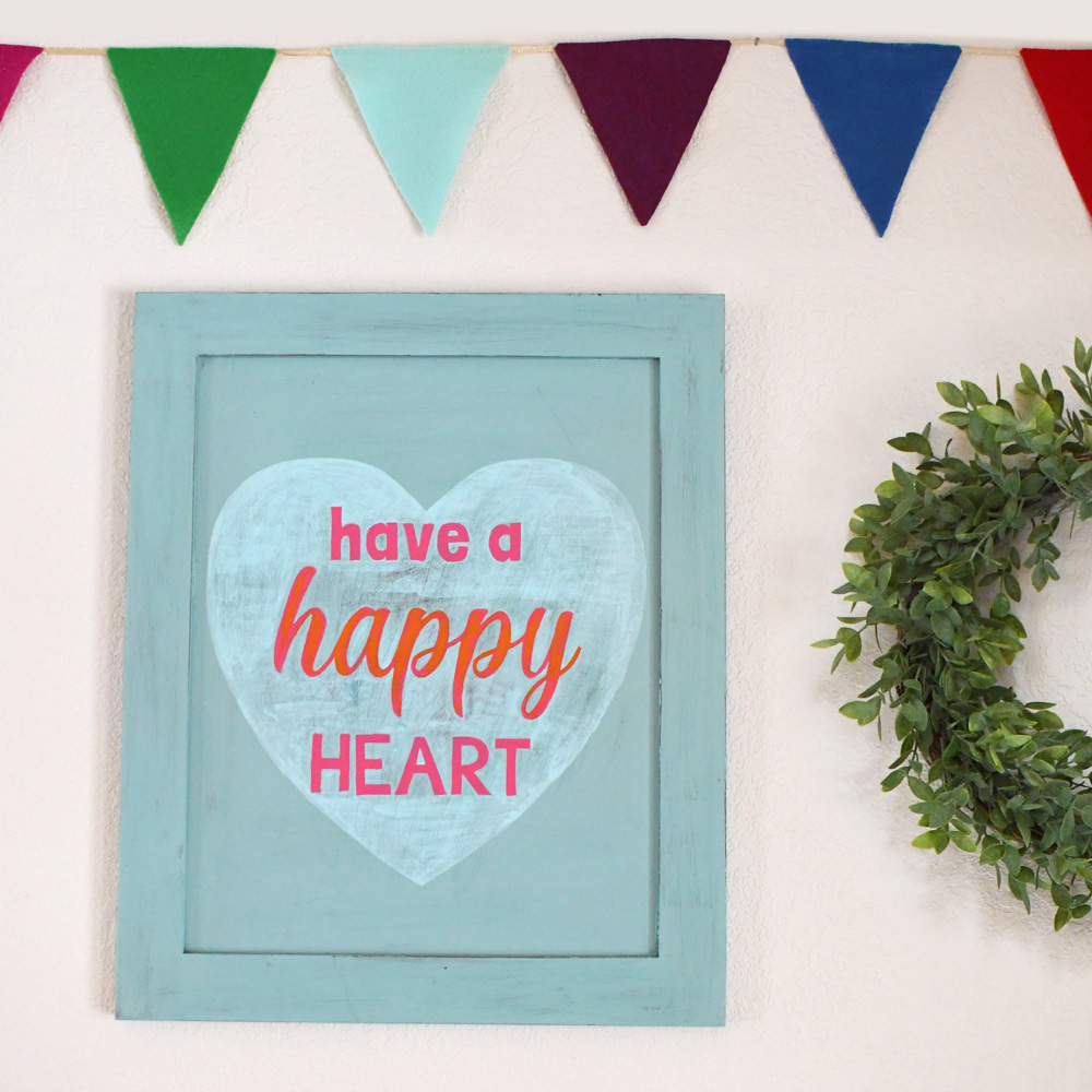 Kids Wood Wall Art | Happy Heart Design