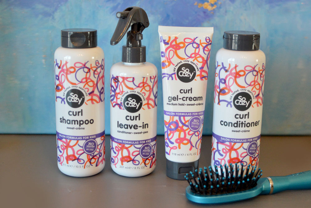 SoCozy curl hair products for little girls