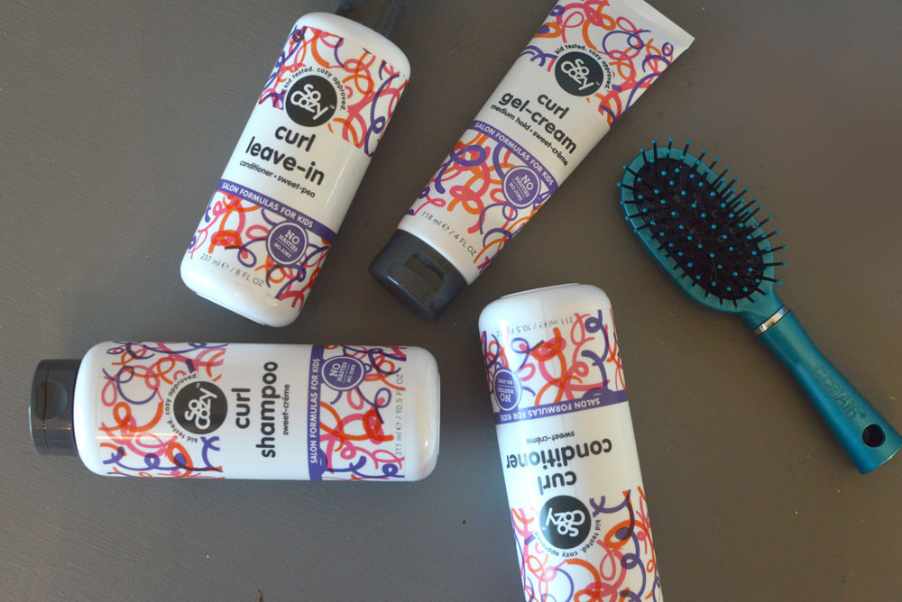 SoCozy kids hair products, shampoo and conditioner