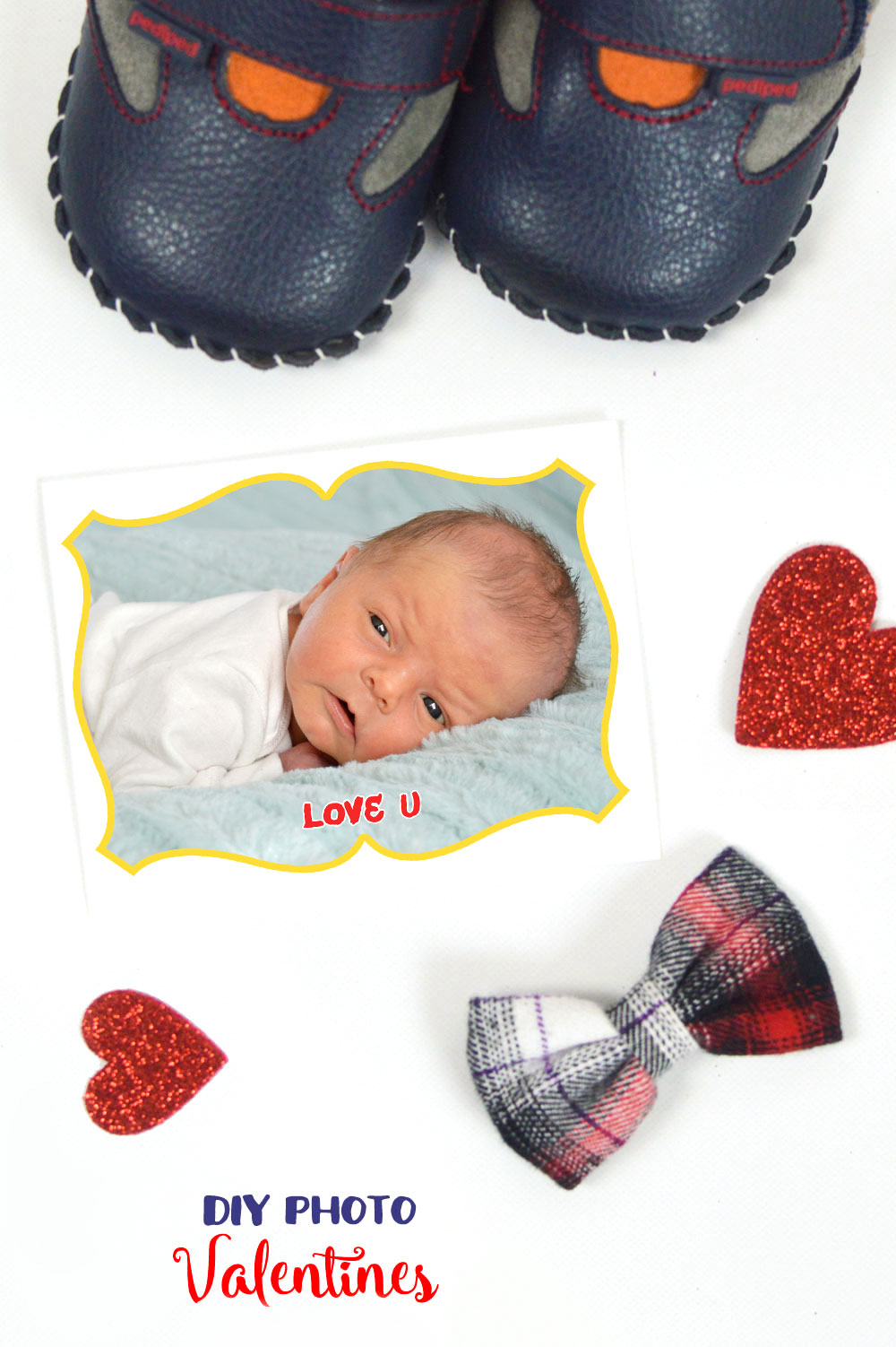 Easy DIY photo valentines for kids