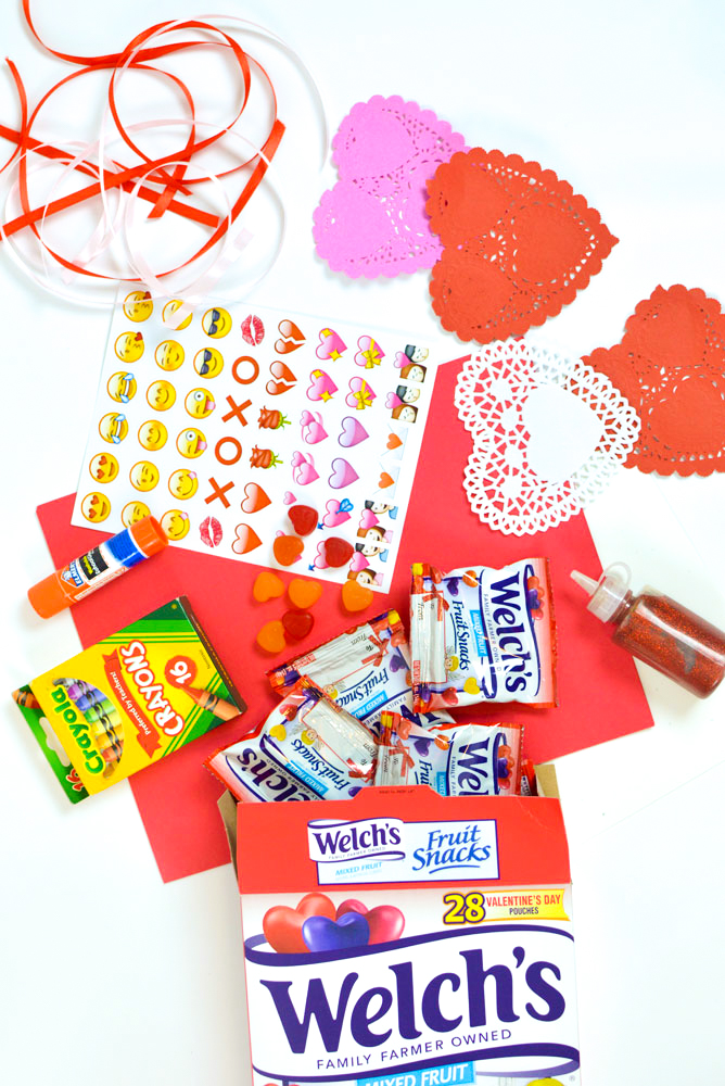 Hot air balloon Valentines kids craft idea