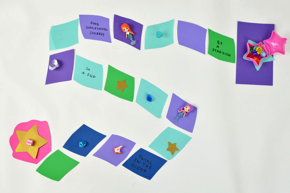 diy mermaid treasure game kids activity