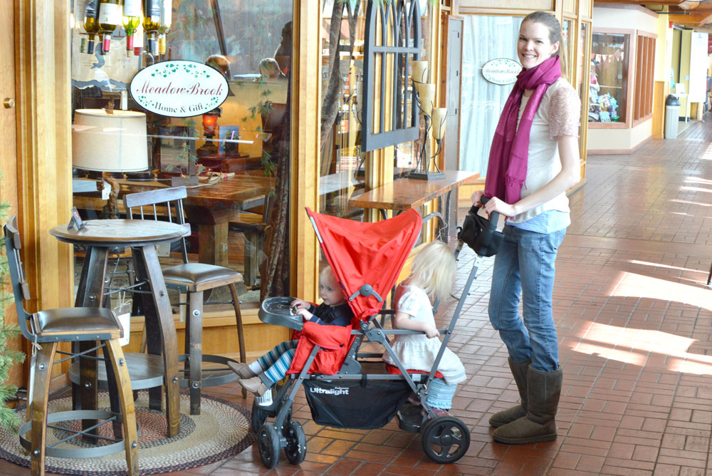 family adventures Joovy double stroller