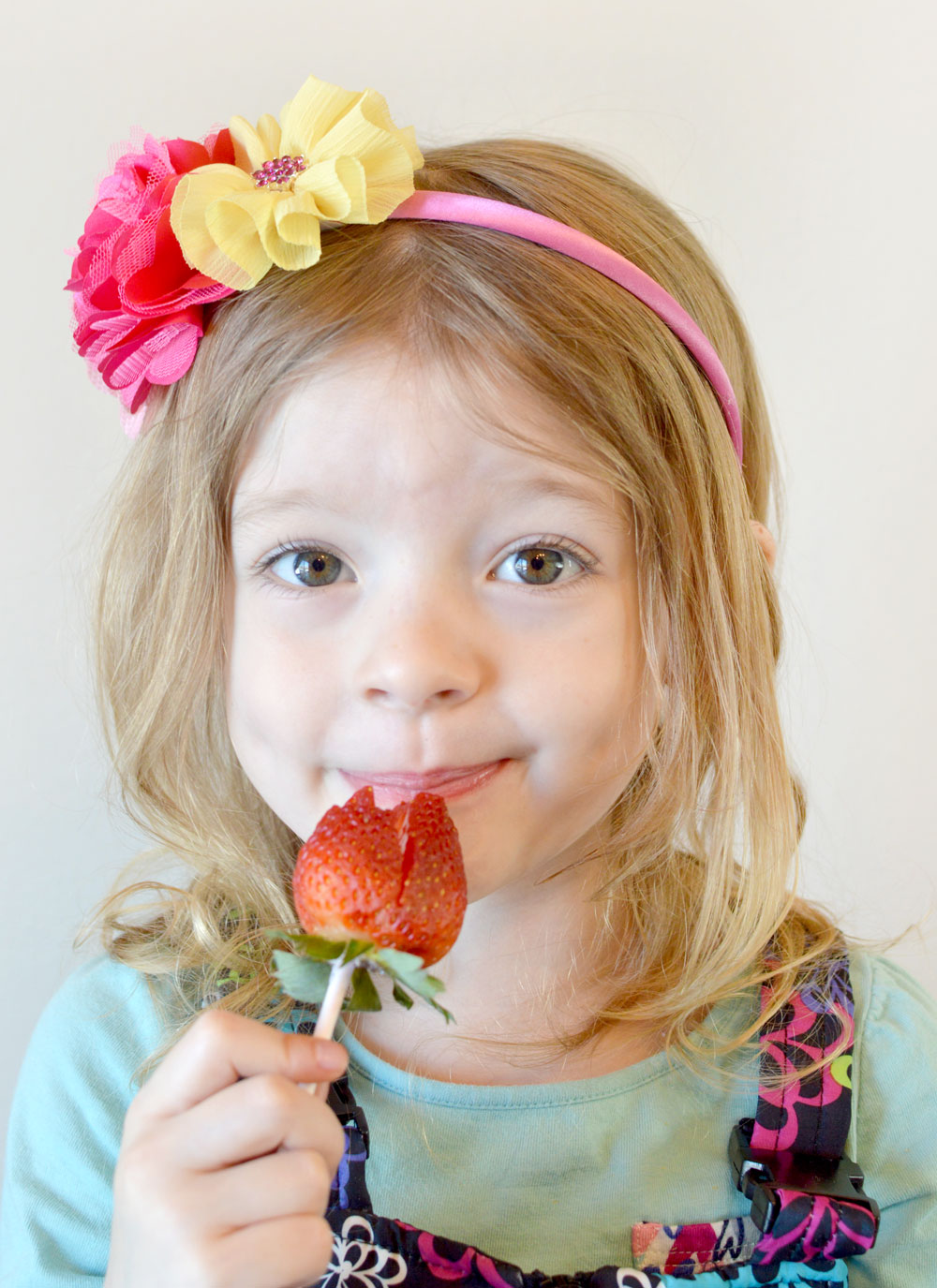 Yummy Strawberry Roses cute kids snacks