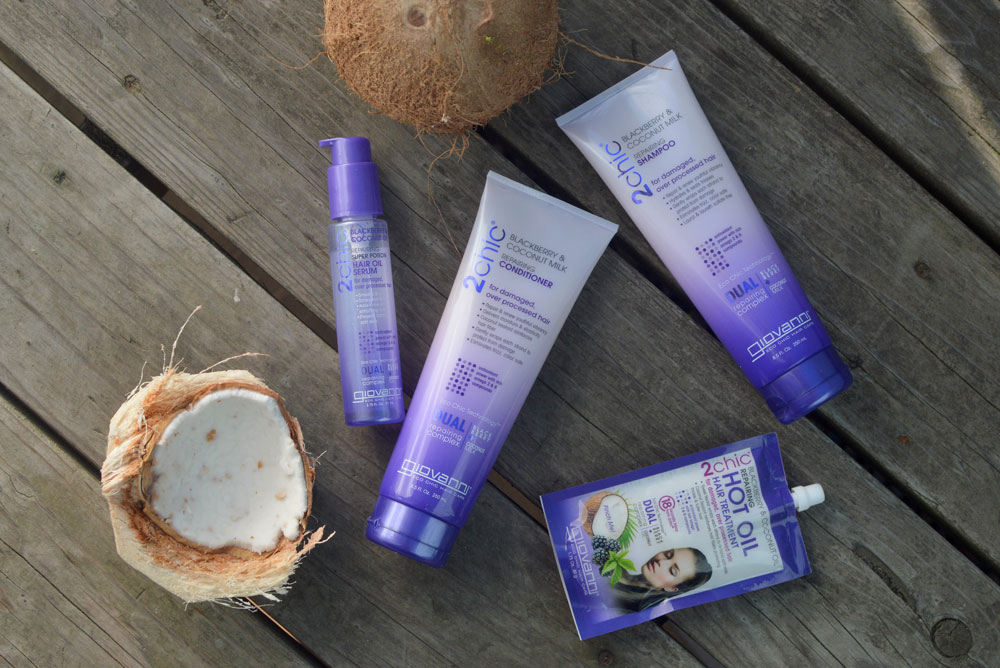 Giovanni 2chic Ultra Repair Blackberry and Coconut Milk tips for smooth and healthy hair