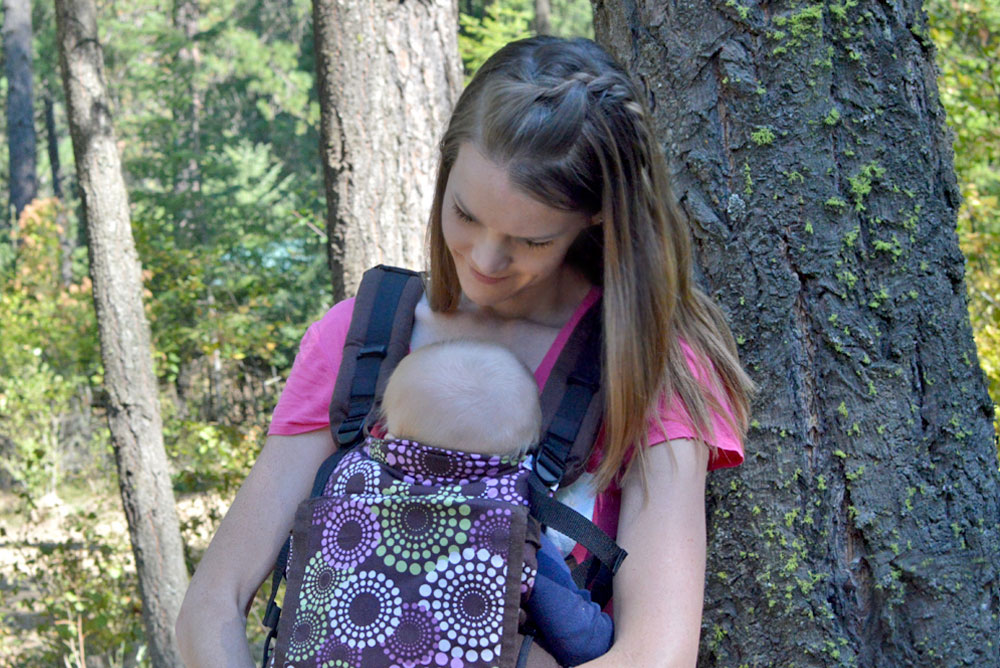 Babywearing mommy and silky smooth hair tips - Mommy Scene