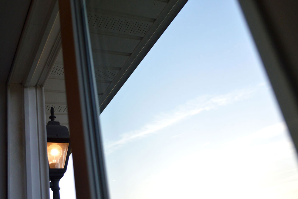 Spring cleaning glass windows