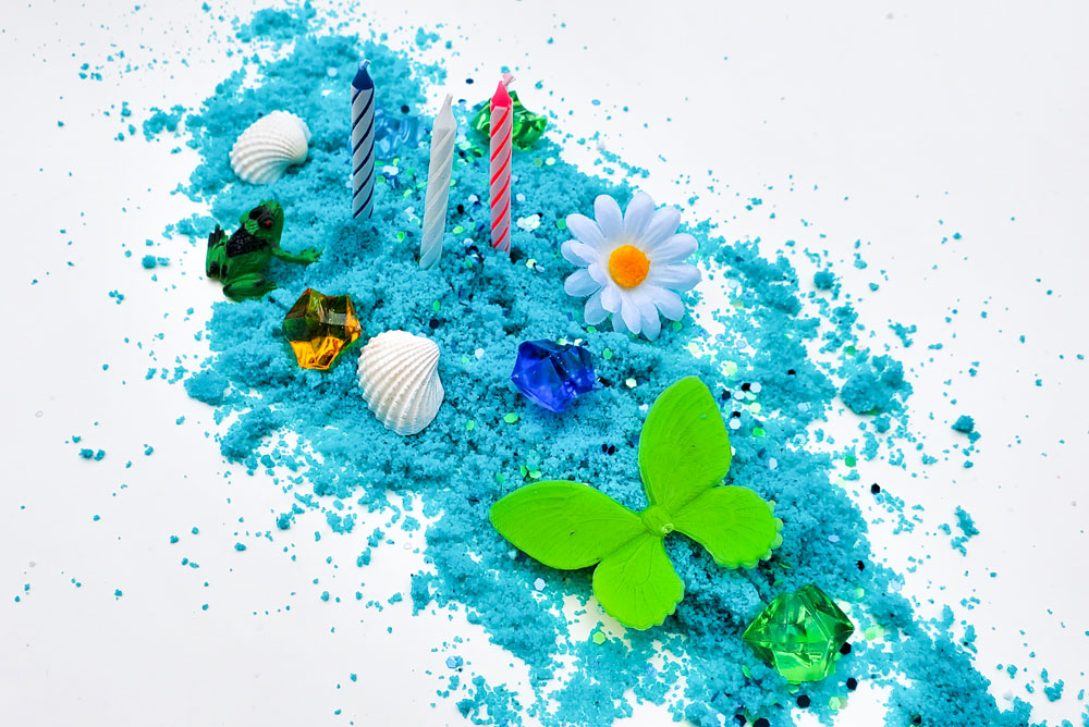 diy sugar sand for kids sensory play ideas