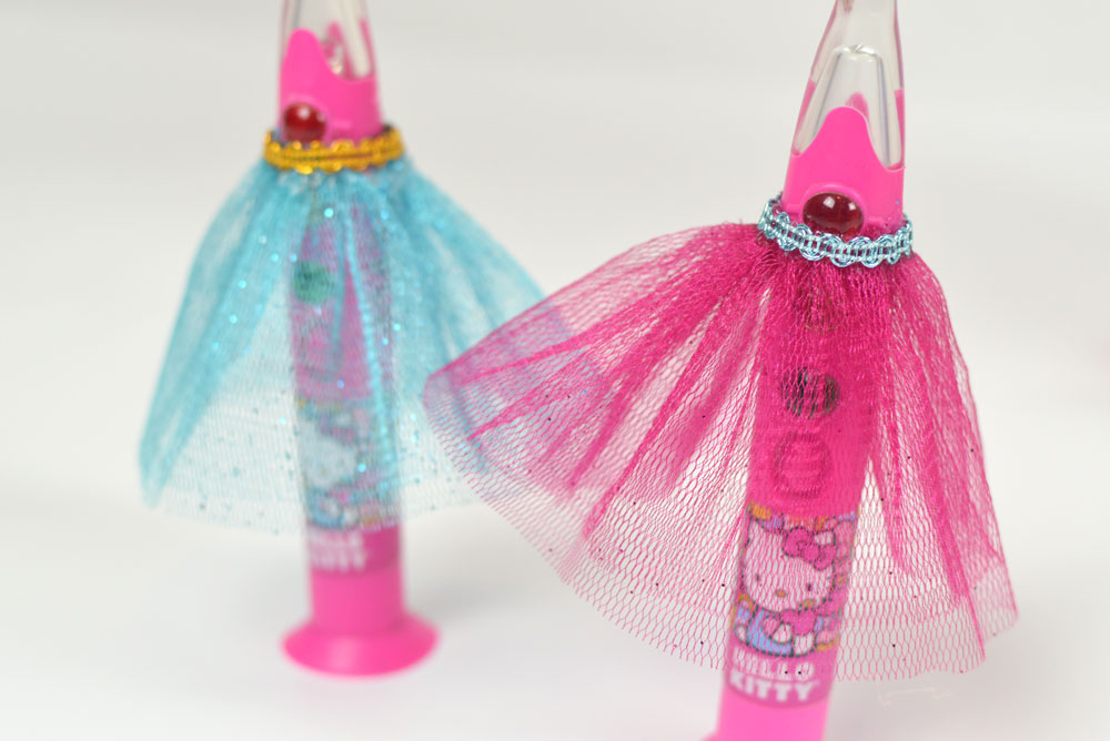 Encourage kids hygiene with tulle toothbrush tutus