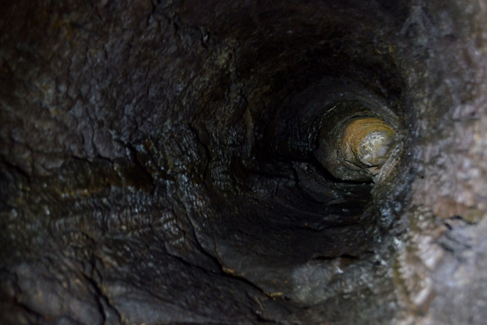 Mount St. Helens lava tube crawl