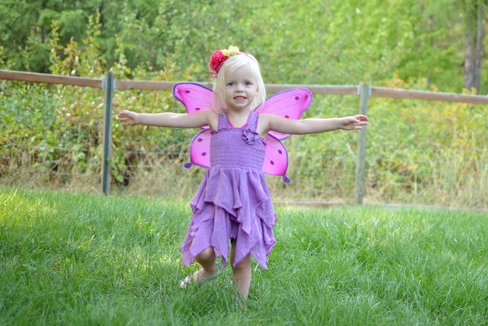 Leleforkids little girl fairy dress