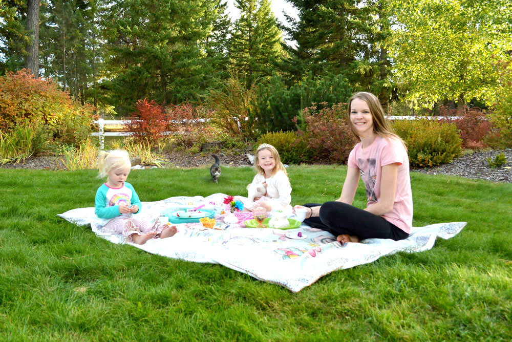 Have a kids tea party for snack time