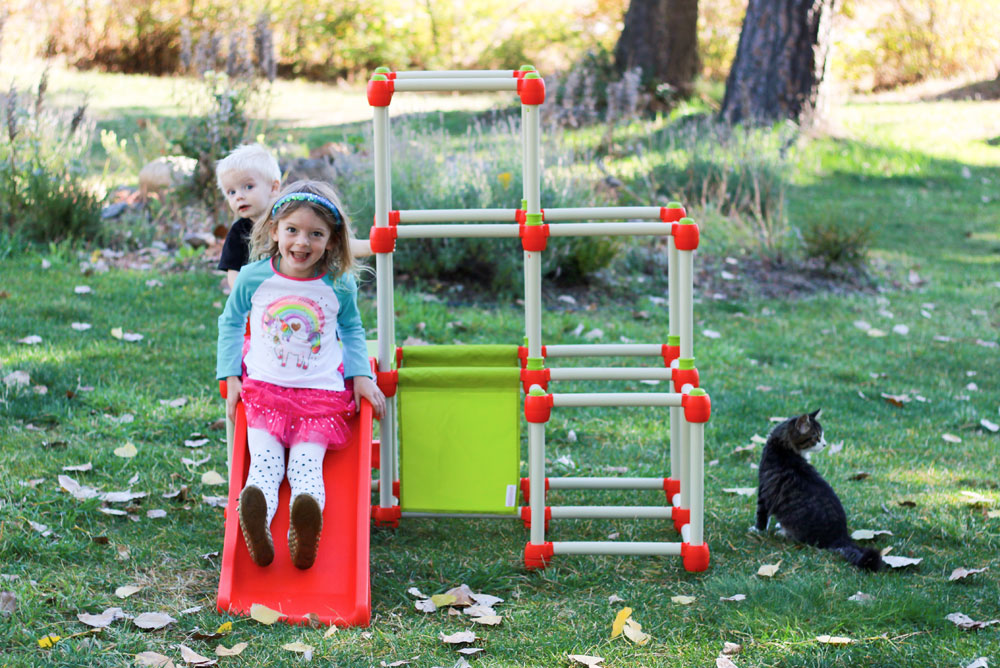 Lil' Monkey Climb N Slide jungle gym