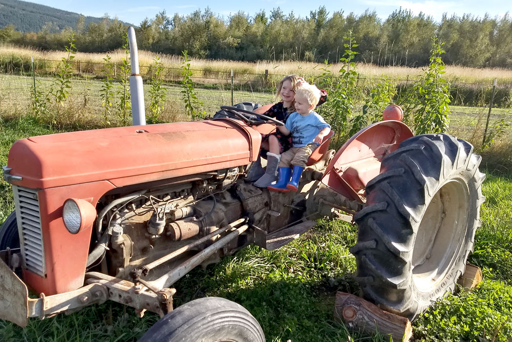 Moon Valley Organics farm afternoon family visit