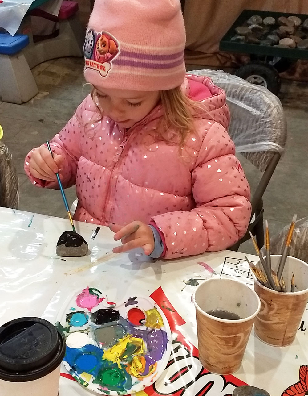 Rock Painting at New Leaf Nursery Fall Festival Coeur d'Alene