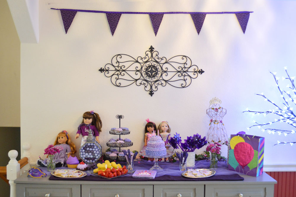 Princess Birthday Party purple theme ideas