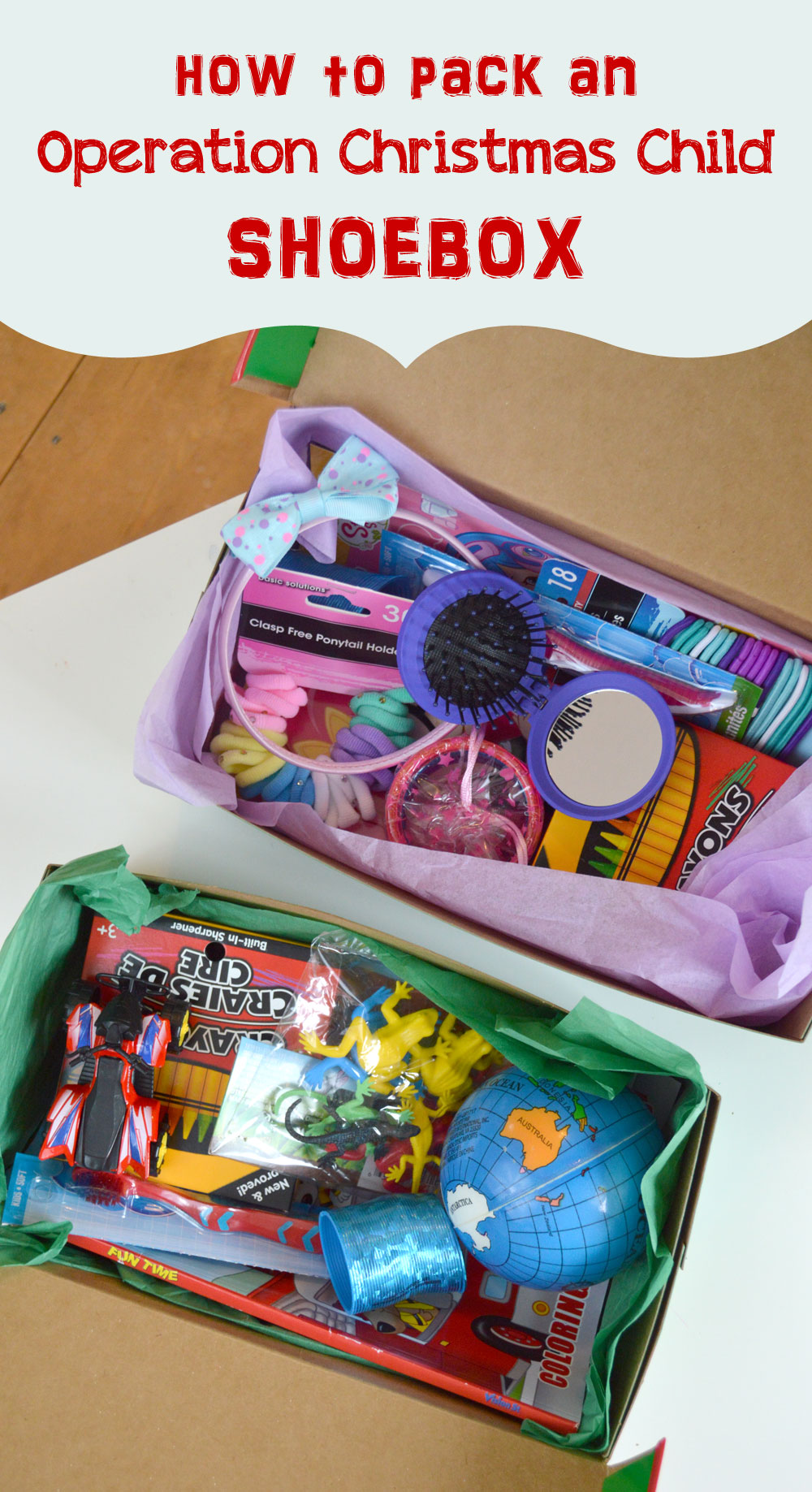 How to Pack an Operation Christmas Child shoebox and kids gift ideas