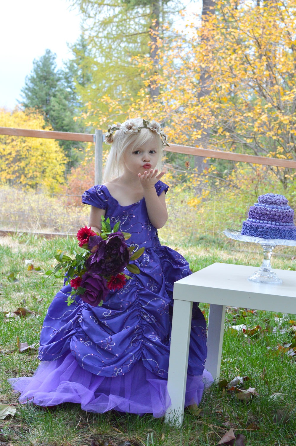 Birthday girl wearing Just Unique Boutique party dress