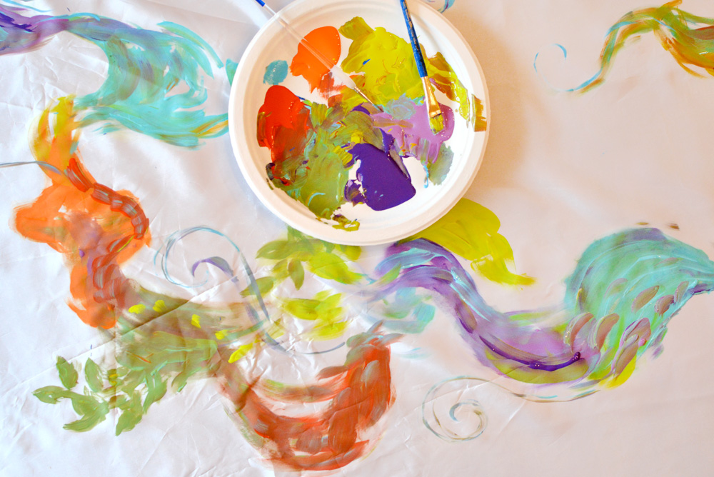 Trash the Dress colorful wedding dress photos and artistic design