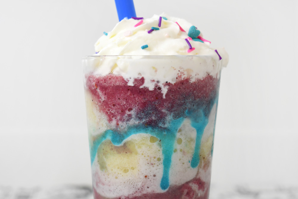 Healthy and Delicious Berry and Banana Unicorn Smoothie