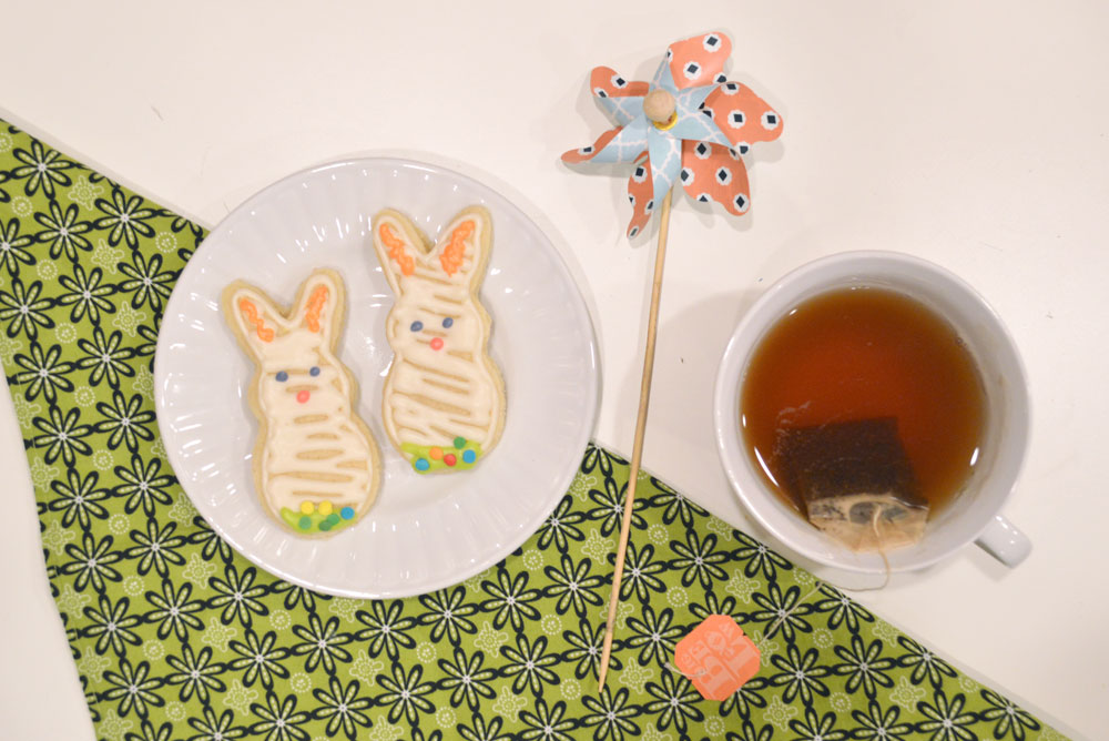 cute bunny cookies spring snack