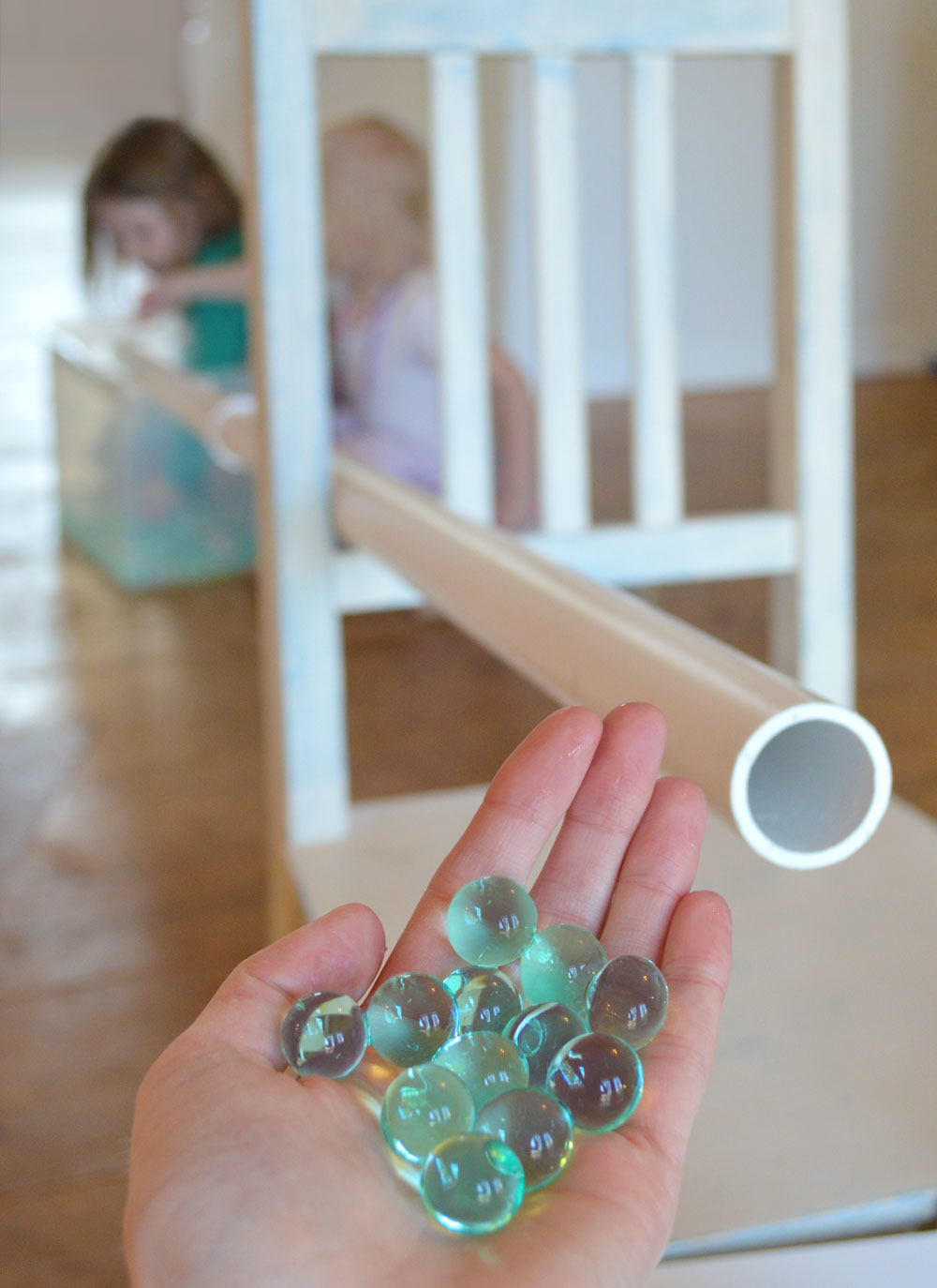 Explore Speed & Velocity with Water Beads Kids Activity