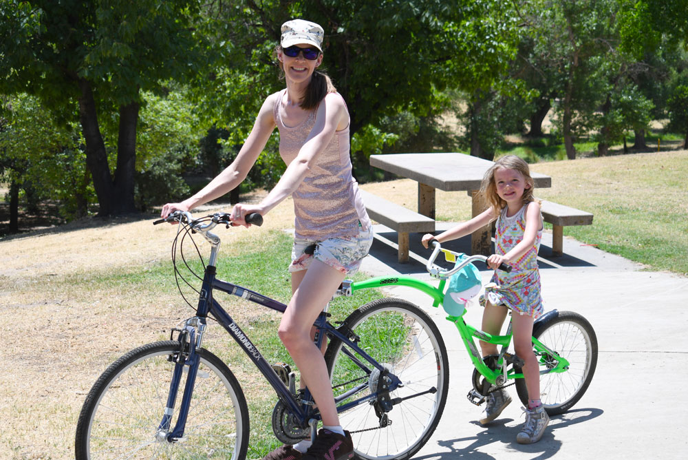 California family adventure road trip bike ride