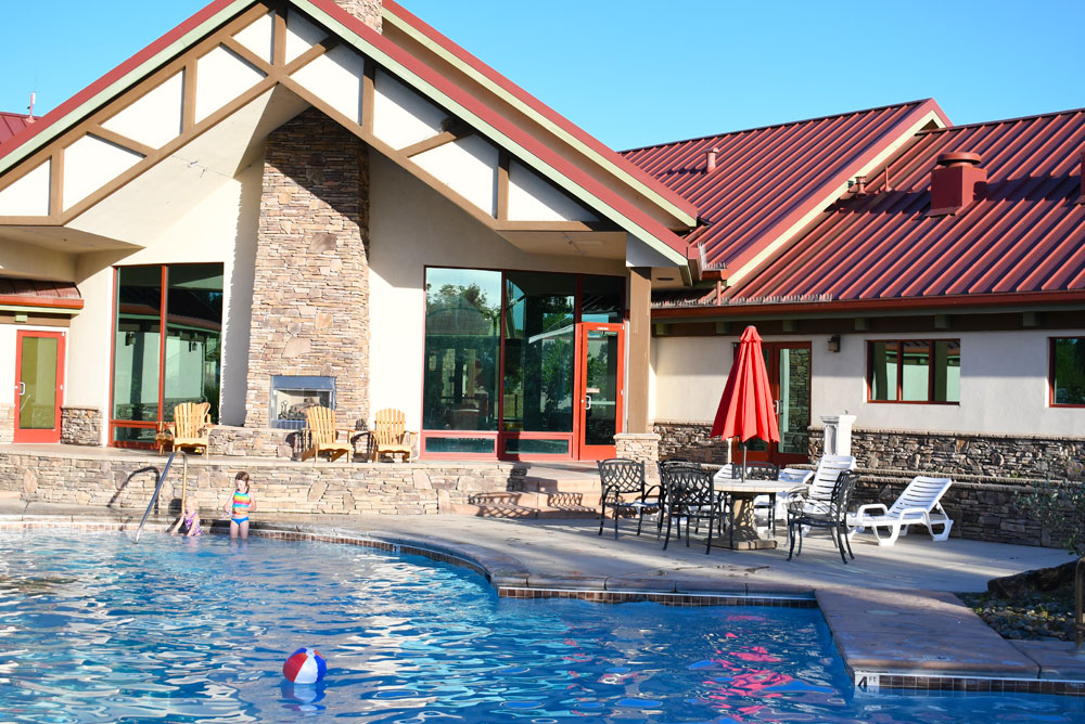 California family adventure road trip Durango RV Resort pool Red Bluff CA