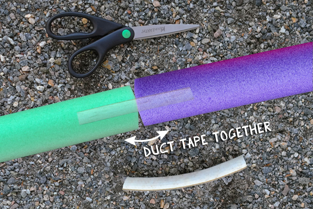 Make a DIY Pool Noodle Sprinkler for kids