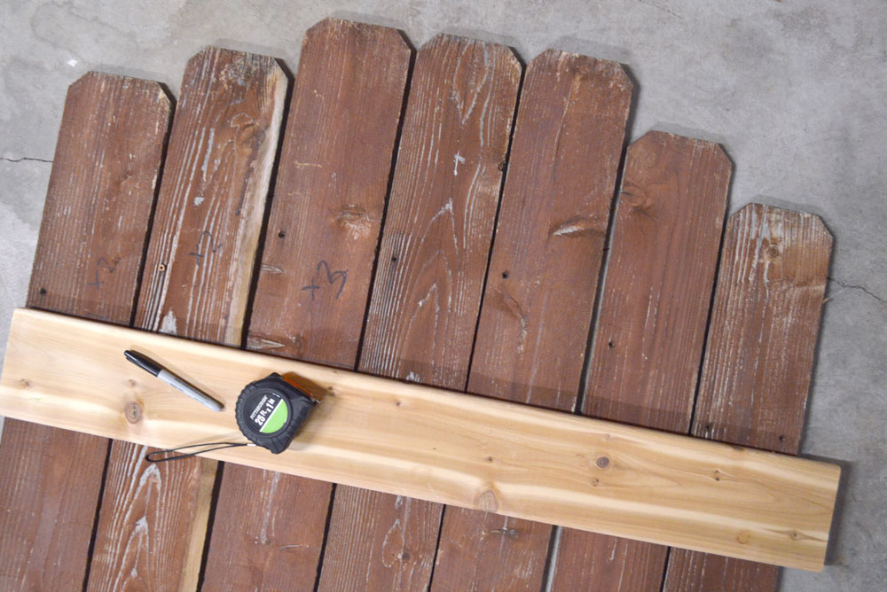 How to make a DIY Wooden Fence Board Bench