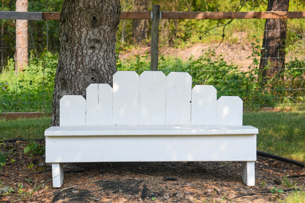 Custom Re-purposed Fence Board Bench