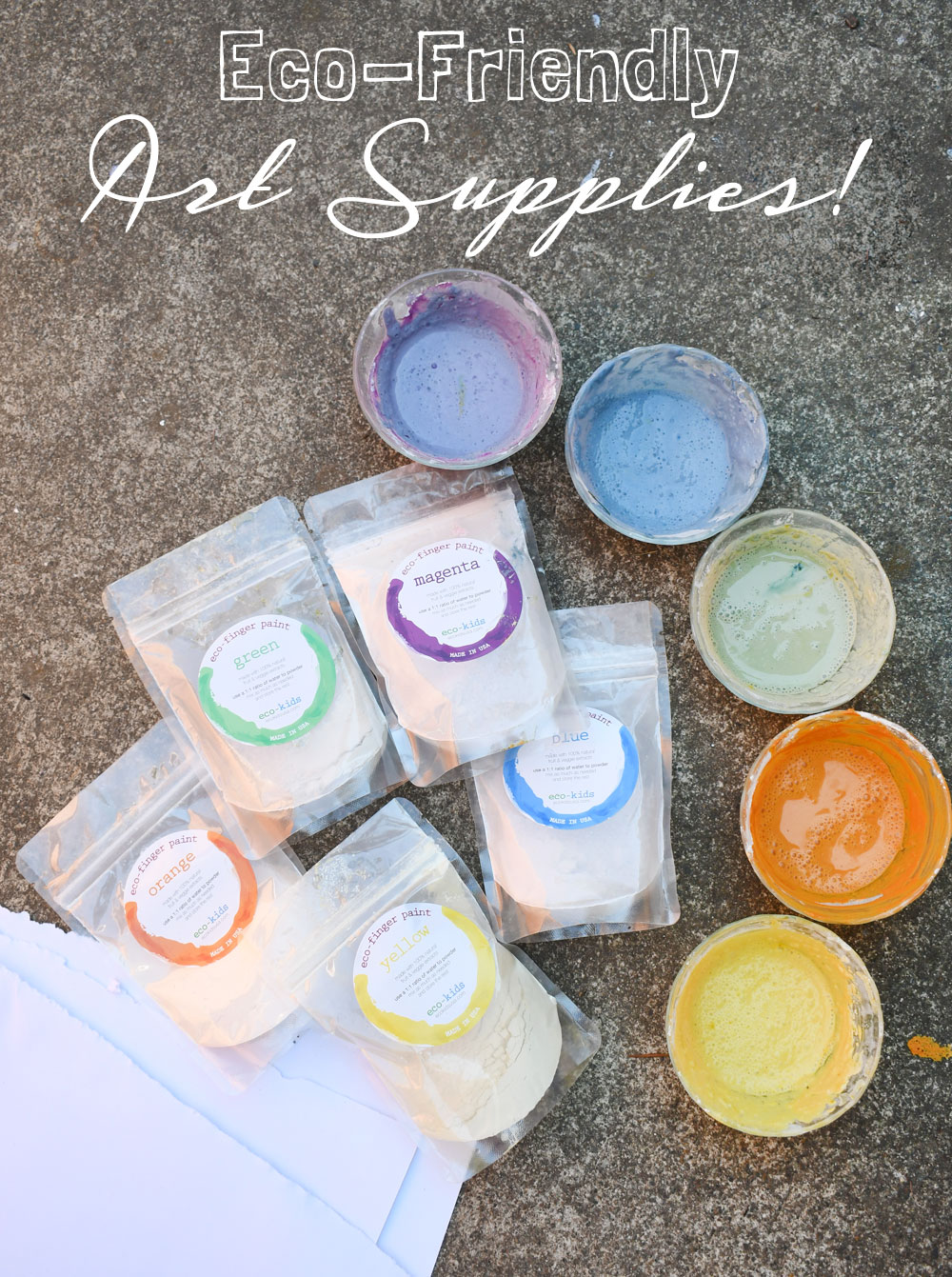 Eco-Kids Eco-Friendly art supplies and finger paint