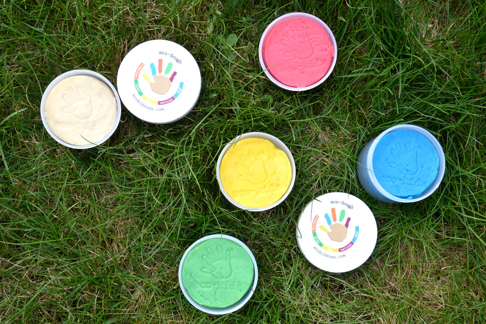Eco-Friendly art supplies and playdough for creative kids