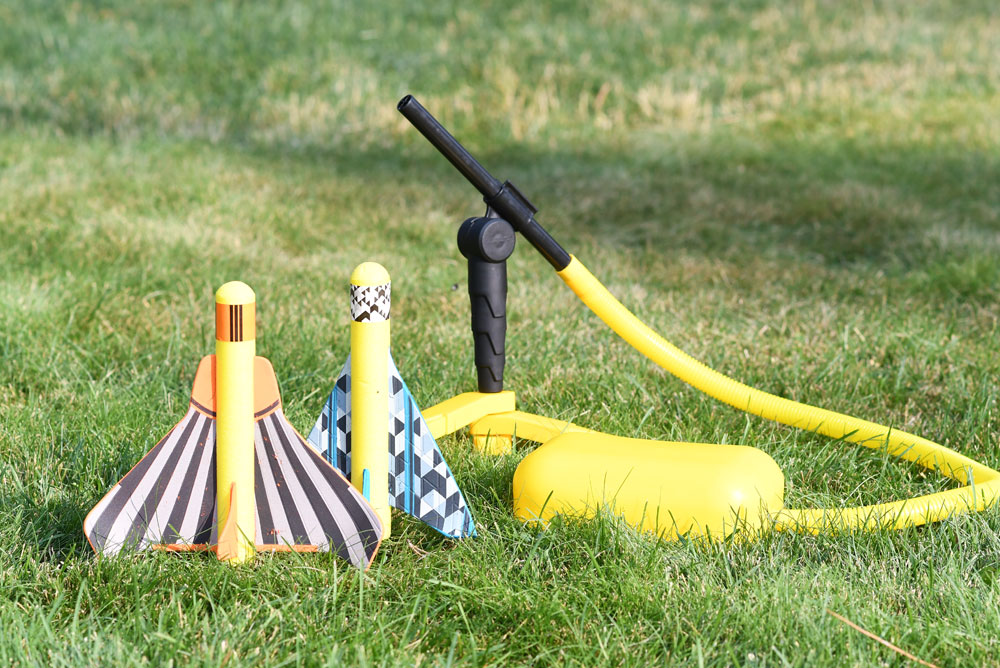 Get exercise with a Stomp Rocket kids activity