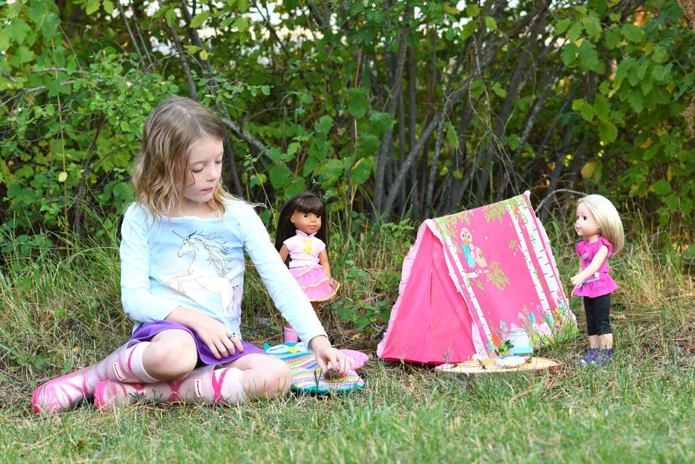 American Girl WellieWishers camping play set