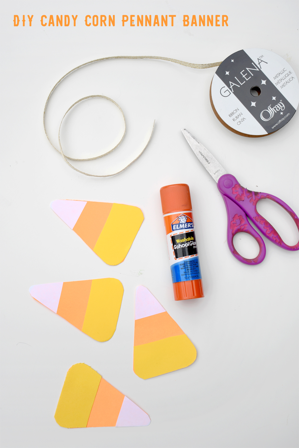How to make a Cute DIY Candy Corn Pennant Banner