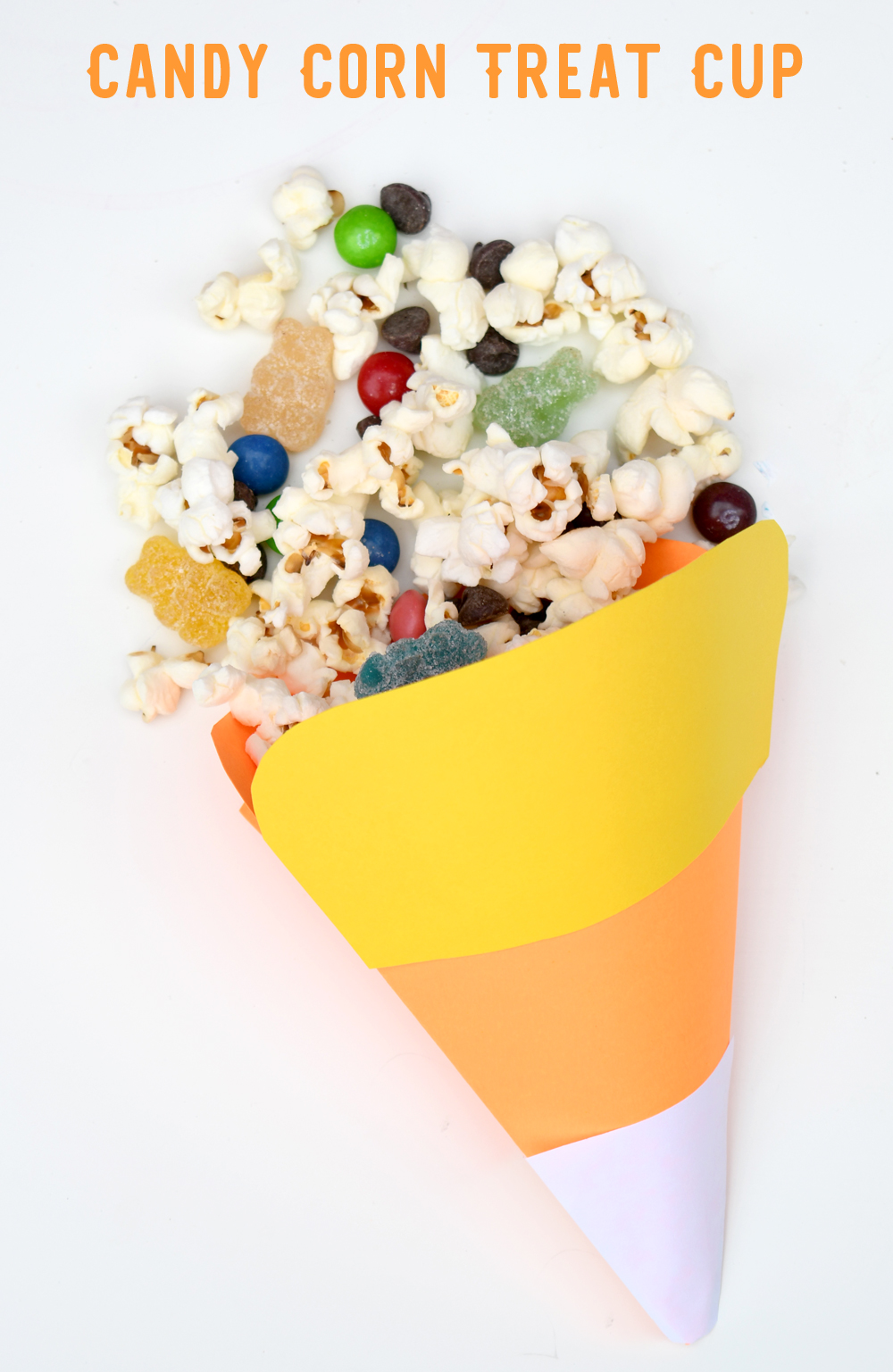 Creative DIY Halloween Decorations Candy Corn Treat Cup