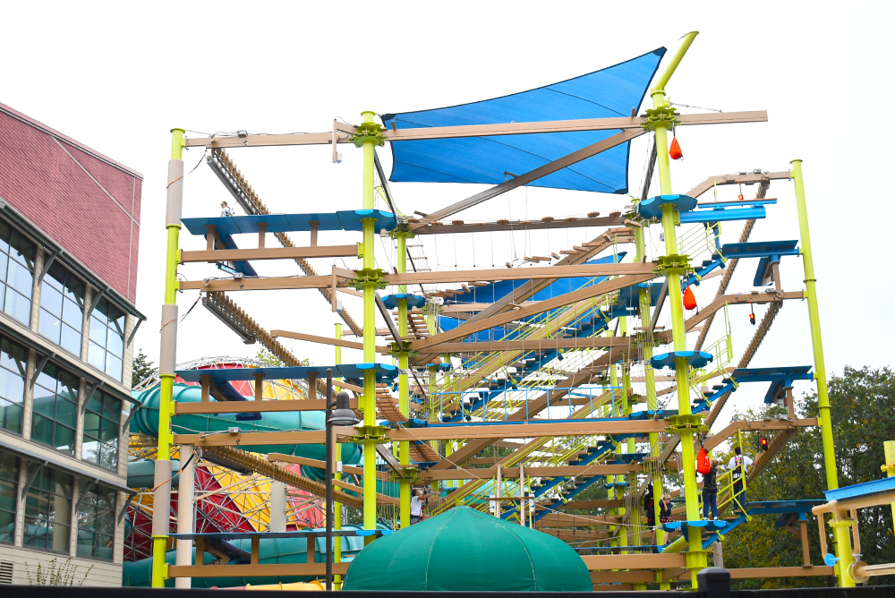 Great Wolf Lodge Grand Mound Howlers Peak Ropes Course