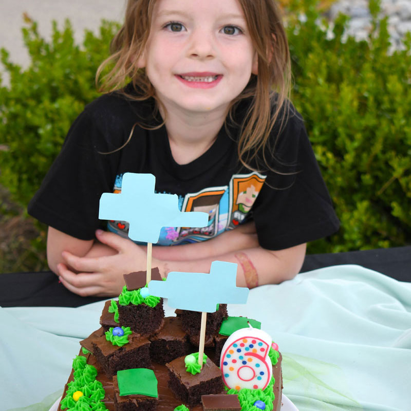 Kids Minecraft Party Ideas, Swords & Creepers