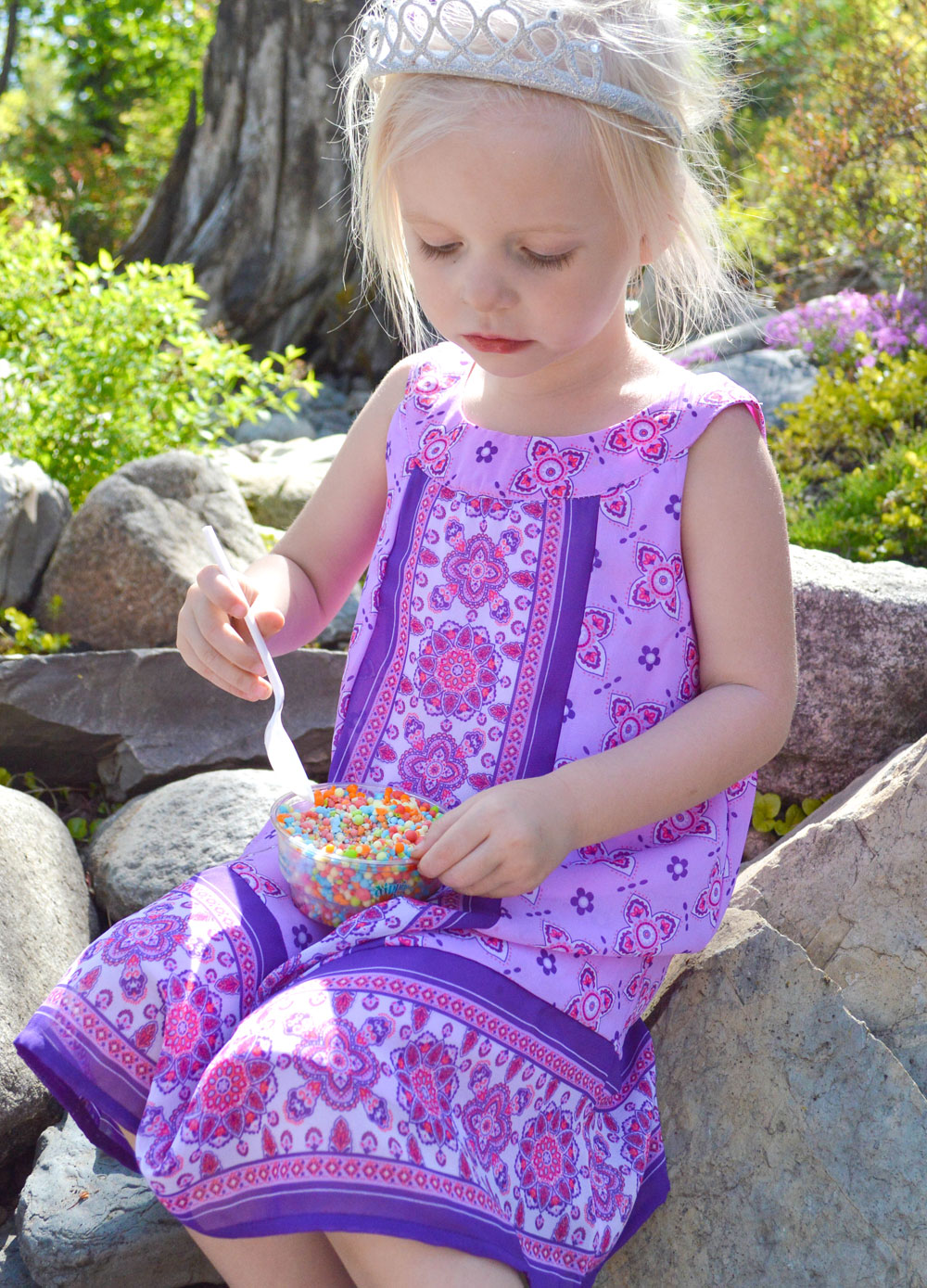 Dippin' Dots ice cream at Silverwood Theme Park
