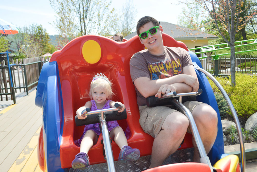 Silverwood Theme Park North of Coeur d'Alene, Idaho family destination