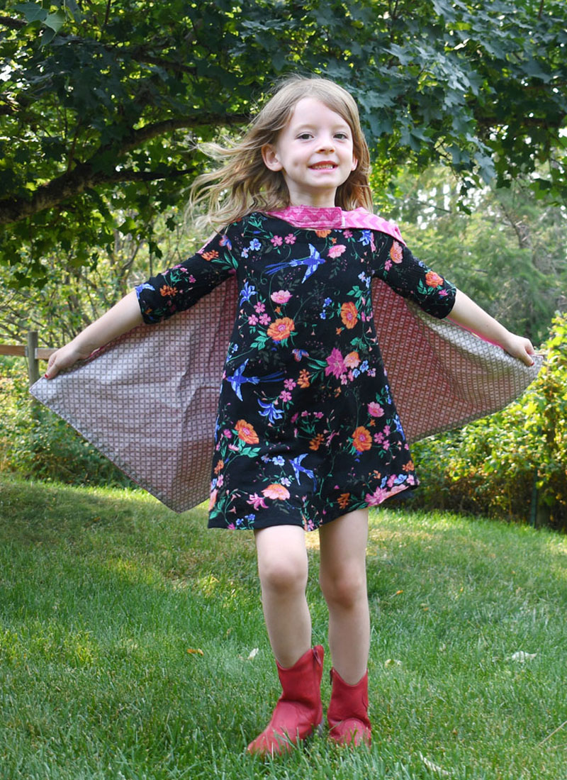 diy superhero cape easy sewing project