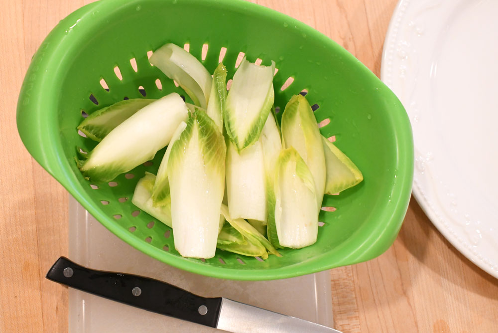 endive and blue cheese holiday snacks