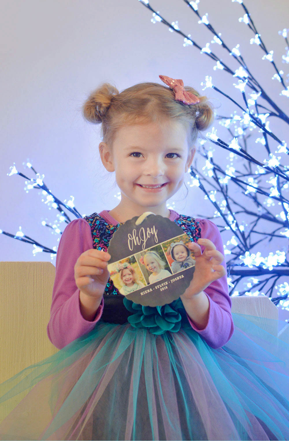 Personalized photo cards and Minted ornament cards