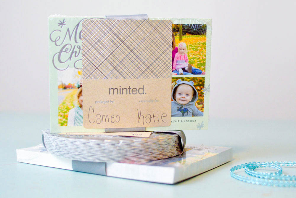 Minted personalized holiday photo cards