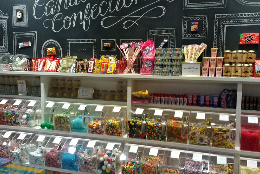 Lolli and Pops candy store at Alderwood Mall in Seattle