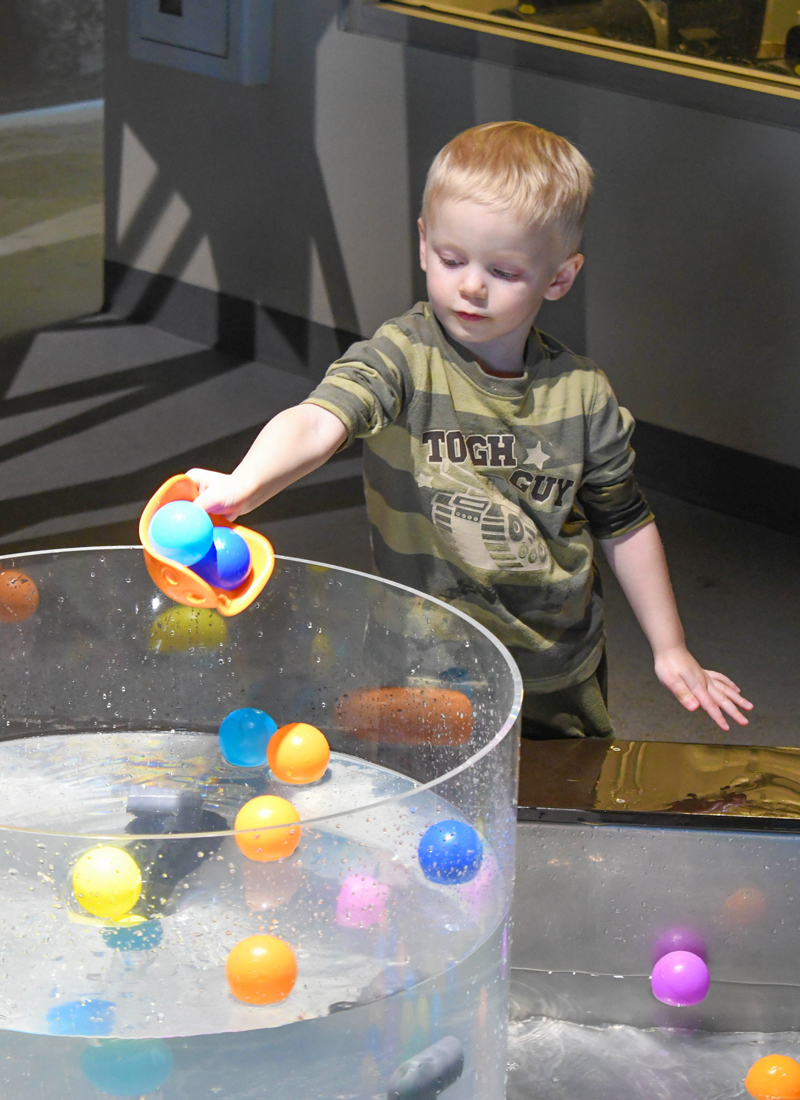 Water works at the children's museum in Denver Colorado