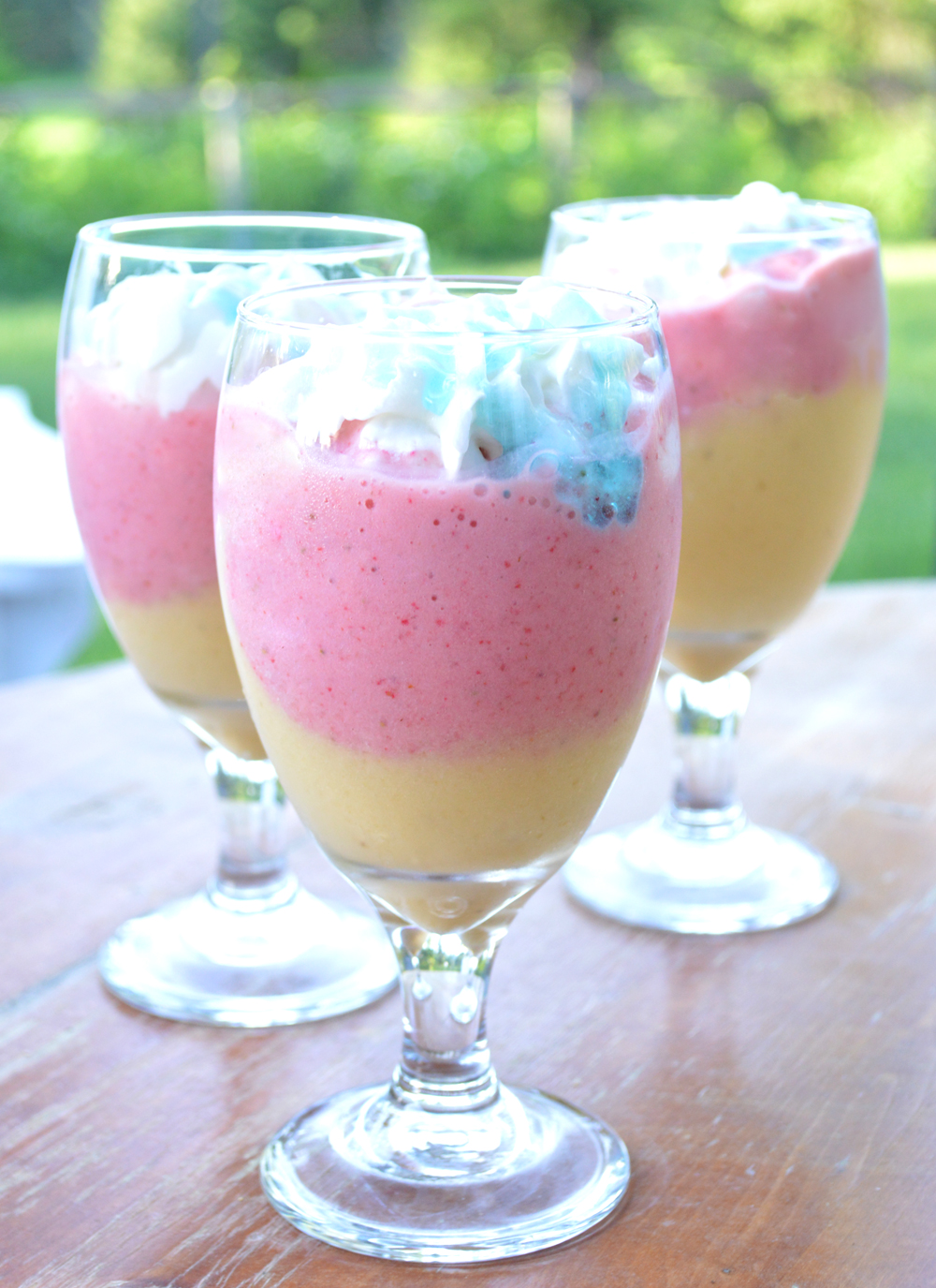Berry Unicorn Smoothies