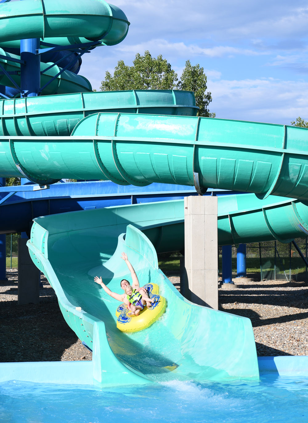 Fun Coeur d'Alene family activities Silverwood Theme Park and Boulder Beach Rumble Falls