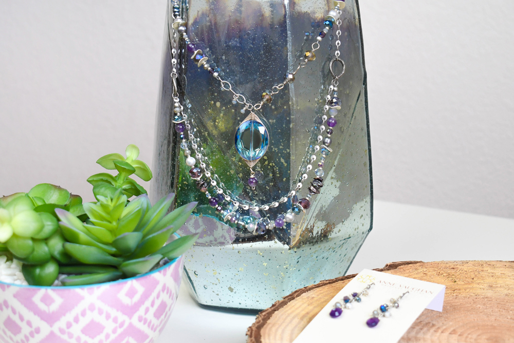 Pretty necklaces from Anne Vaughan Jewelry
